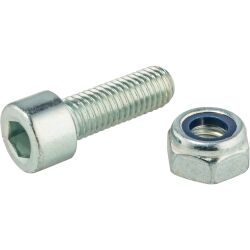HALDER Schraube und Mutter Set für Ø 60 mm...