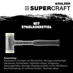 HALDER SUPERCRAFT Schonhammer Ø 50 mm...