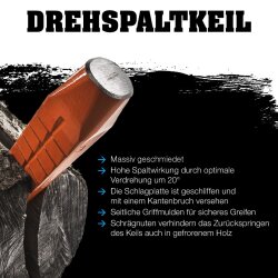 HALDER Drehspaltkeil Länge 260 mm /...