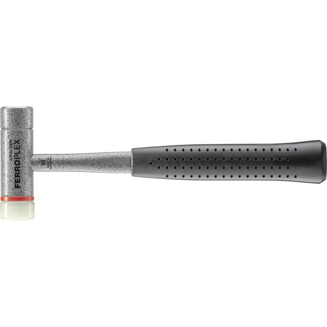 HALDER FERROPLEX Kombihammer Ø 30 mm / 600g mit Stahlrohrstiel