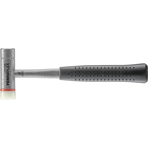 HALDER FERROPLEX Kombihammer Ø 30 mm / 600g mit Stahlrohrstiel