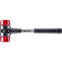 HALDER SIMPLEX Schonhammer Ø 60 mm Plastik rot mit...