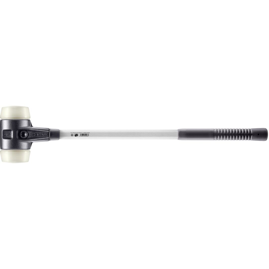 HALDER SIMPLEX Vorschlaghammer Ø 80 mm Nylon mit verstärktem Tempergussgehäuse und Fiberglasstiel