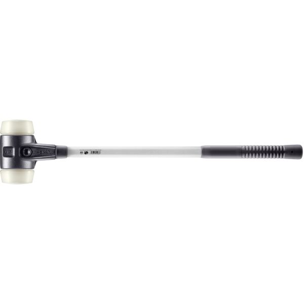 HALDER SIMPLEX Vorschlaghammer Ø 80 mm Nylon mit verstärktem Tempergussgehäuse und Fiberglasstiel