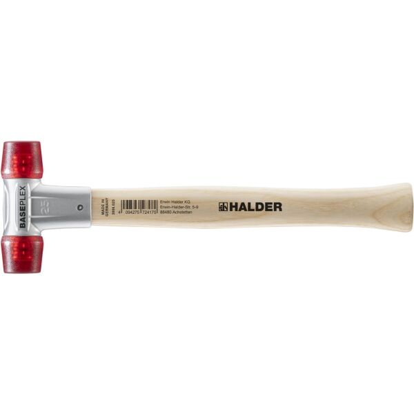 HALDER BASEPLEX Schonhammer Ø 25 mm Celluloseacetat mit Zindruckgussgehäuse