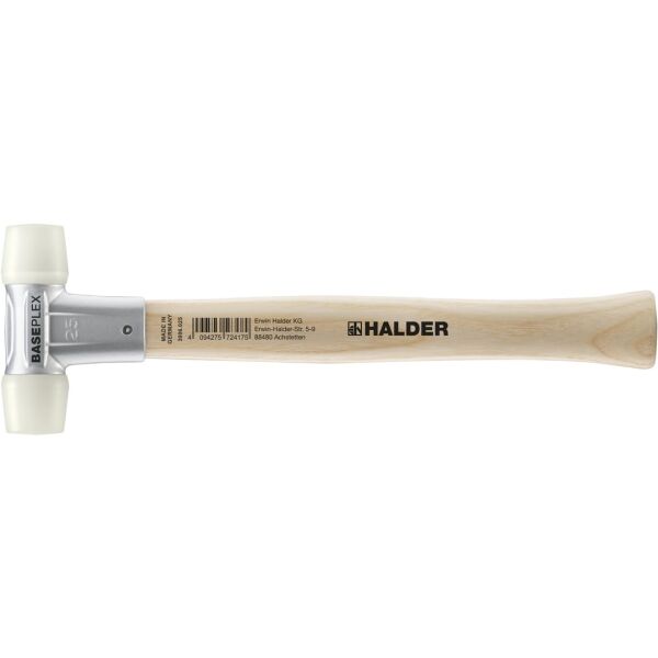 HALDER BASEPLEX Schonhammer Ø 25 mm Nylon mit Zindruckgussgehäuse