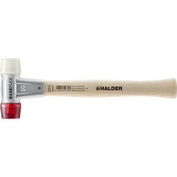 HALDER BASEPLEX Schonhammer Ø 30 mm Nylon / Cellulosacetat mit Zindruckgussgehäuse