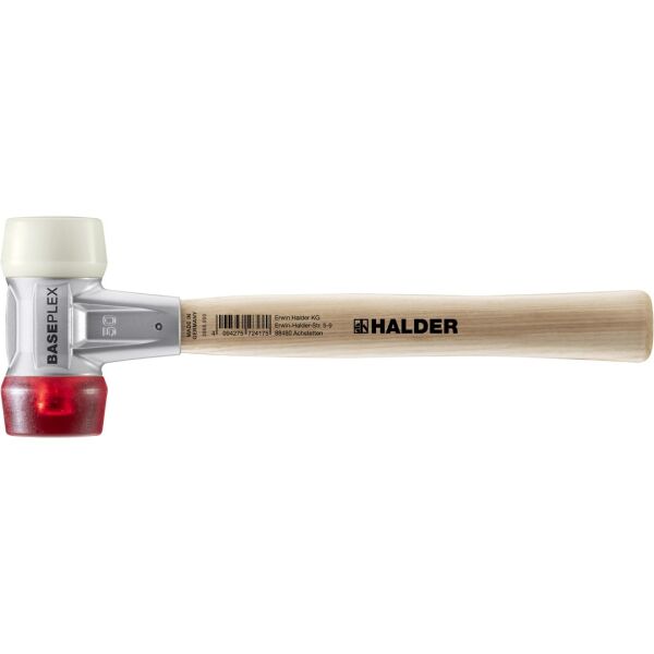 HALDER BASEPLEX Schonhammer Ø 50 mm Nylon / Cellulosacetat mit Zindruckgussgehäuse