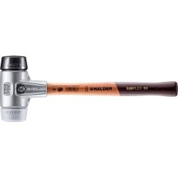 HALDER SIMPLEX Schonhammer Ø 50 mm Gummi / TPE-mid...