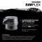HALDER SIMPLEX Plusbox Starterkit Schonhammer Ø 80 mm Superplastik / TPE-mid / TPE-soft / Gummi mit Standfuß + Flaschenöffner | Gravur möglich