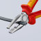 KNIPEX 03 06 200 Kombizange 200 mm VDE isoliert verchromt mit Mehrkomponenten-Hüllen