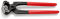 KNIPEX 50 01 250 Kneifzange 250 mm Ø 2,2 mm schwarz atramentiert poliert mit Kunststoff überzogen