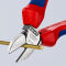 KNIPEX 70 02 140 Seitenschneider 140 mm schwarz atramentiert poliert mit Mehrkomponenten-Hüllen