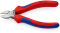 KNIPEX 70 02 140 Seitenschneider 140 mm schwarz atramentiert poliert mit Mehrkomponenten-Hüllen