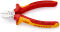 KNIPEX 70 06 140 Seitenschneider 140 mm VDE isoliert verchromt mit Mehrkomponenten-Hüllen