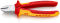 KNIPEX 70 06 180 Seitenschneider 180 mm VDE isoliert verchromt mit Mehrkomponenten-Hüllen