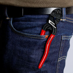 KNIPEX 71 01 160 CoBolt® S Kompakt Bolzenschneider 160 mm Ø 4,4 mm schwarz atramentiert mit Kunststoff überzogen