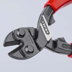 KNIPEX 71 02 200 CoBolt® Kompakt Bolzenschneider 200 mm Ø 5,2 mm schwarz atramentiert mit schlanken Mehrkomponenten-Hüllen