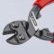 KNIPEX 71 02 200 CoBolt® Kompakt Bolzenschneider 200 mm Ø 5,2 mm schwarz atramentiert mit schlanken Mehrkomponenten-Hüllen