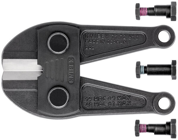KNIPEX 71 79 610 Ersatzmesserkopf für Bolzenschneider 610 mm 71 72 610 komplett mit Schrauben