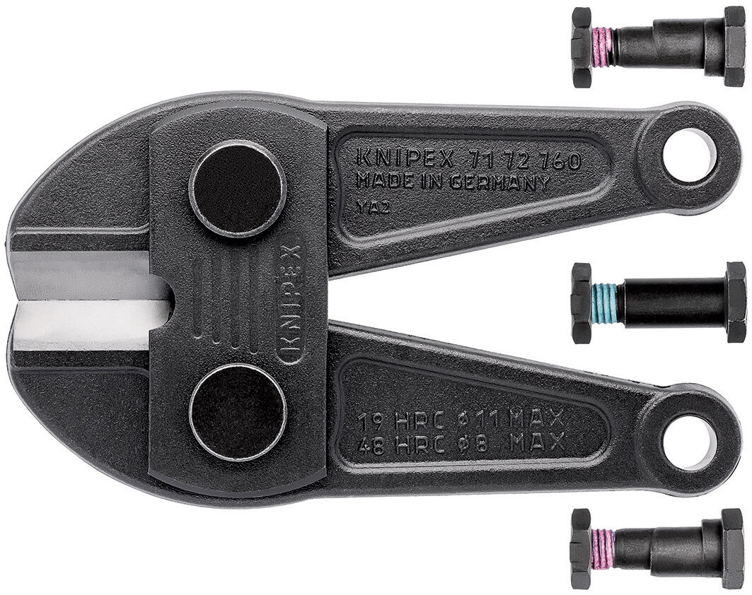 KNIPEX 71 79 760 Ersatzmesserkopf für Bolzenschneider 760 mm 71 72 760 komplett mit Schrauben