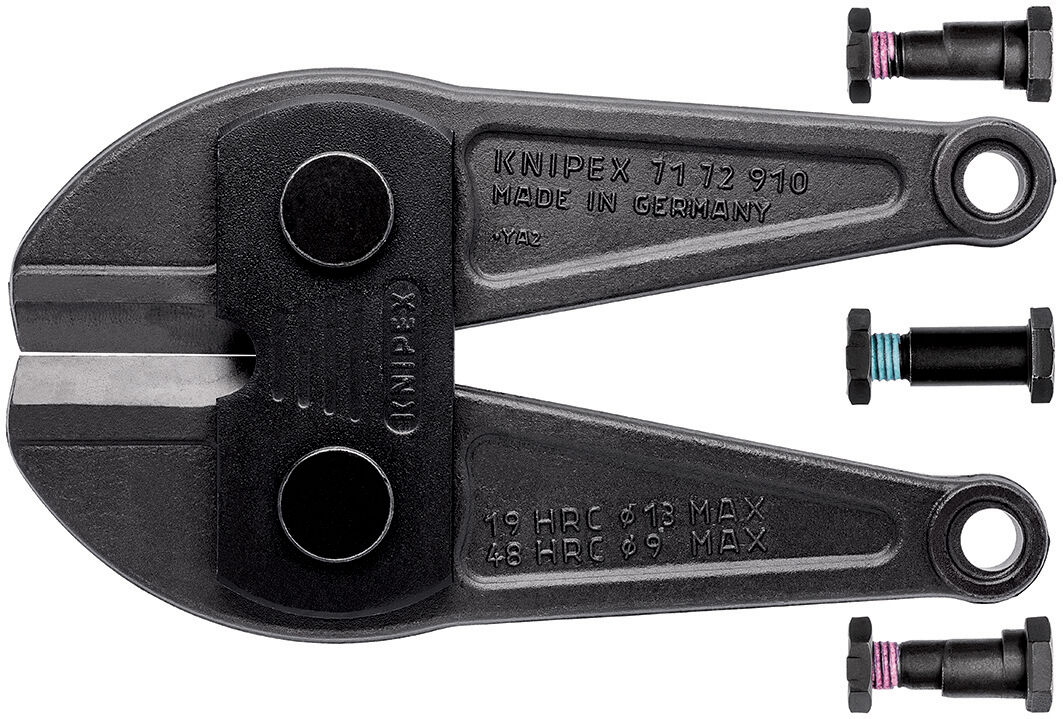 KNIPEX 71 79 910 Ersatzmesserkopf für Bolzenschneider 910 mm 71 72 910 komplett mit Schrauben