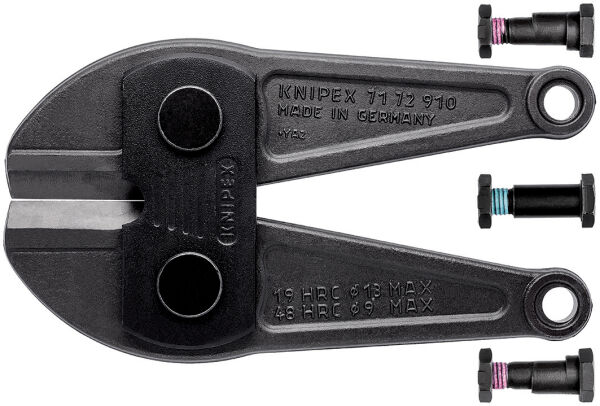 KNIPEX 71 79 910 Ersatzmesserkopf für Bolzenschneider 910 mm 71 72 910 komplett mit Schrauben