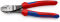 KNIPEX 74 02 200 Kraft-Seitenschneider 200 mm schwarz atramentiert poliert mit Mehrkomponenten-Hüllen