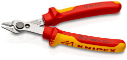KNIPEX 78 06 125 Electronic Super Knips® 125 mm VDE isoliert poliert mit Mehrkomponenten-Hüllen