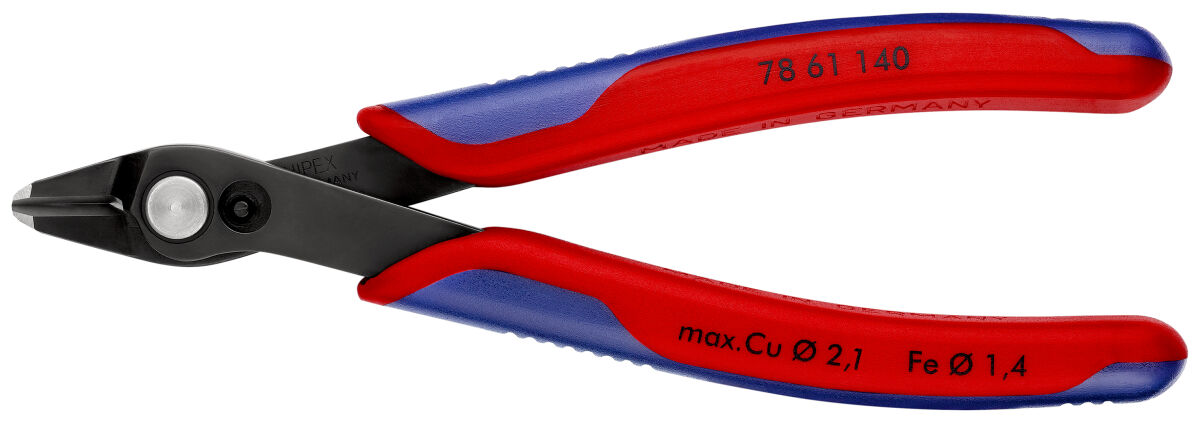 KNIPEX 78 61 140 Electronic Super Knips® XL 140 mm brüniert mit Mehrkomponenten-Hüllen