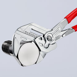 KNIPEX 86 03 300 Zangenschlüssel 300 mm verchromt Zange und Schraubenschlüssel in einem Werkzeug