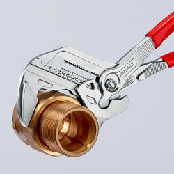 KNIPEX 86 03 300 Zangenschlüssel 300 mm verchromt Zange und Schraubenschlüssel in einem Werkzeug