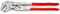 KNIPEX 86 03 400 Zangenschlüssel XL 400 mm verchromt Zange und Schraubenschlüssel in einem Werkzeug mit Kunststoff