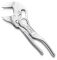 KNIPEX 86 04 100 Zangenschlüssel XS 100 mm verchromt Zange und Schraubenschlüssel in einem Werkzeug aufgeprägte raue Oberfläche