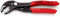 KNIPEX 87 01 125 Cobra® Hightech Wasserpumpenzange 125 mm poliert mit rutschhemmendem Kunststoff überzogen grau atramentiert