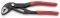 KNIPEX 87 01 150 Cobra® Hightech Wasserpumpenzange 150 mm poliert mit rutschhemmendem Kunststoff überzogen grau atramentiert