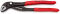 KNIPEX 87 01 250 Cobra® Hightech Wasserpumpenzange 250 mm poliert mit rutschhemmendem Kunststoff überzogen grau atramentiert