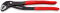 KNIPEX 87 01 300 Cobra® Hightech Wasserpumpenzange 300 mm poliert mit rutschhemmendem Kunststoff überzogen grau atramentiert