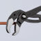KNIPEX 87 01 400 Cobra® XL Rohr- und Wasserpumpenzange 400 mm mit Kunststoff überzogen grau atramentiert poliert