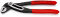 KNIPEX 88 01 180 Alligator® Wasserpumpenzange 180 mm mit rutschhemmendem Kunststoff überzogen schwarz atramentiert poliert
