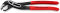 KNIPEX 88 01 250 Alligator® Wasserpumpenzange 250 mm mit rutschhemmendem Kunststoff überzogen schwarz atramentiert poliert
