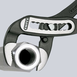 KNIPEX 88 01 300 Alligator® Wasserpumpenzange 300 mm mit rutschhemmendem Kunststoff überzogen schwarz atramentiert poliert