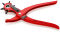 KNIPEX 90 70 220 EAN Revolverlochzange 220 mm Ø 2,0 / 2,5 / 3,0 / 3,5 / 4,0 / 5,0 mm rot pulverbeschichtet