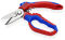 KNIPEX 95 05 20 SB Gewinkelte Elektrikerschere 160 mm mit Mehrkomponenten-Hüllen glasfaserverstärkt