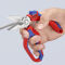 KNIPEX 95 05 20 SB Gewinkelte Elektrikerschere 160 mm mit Mehrkomponenten-Hüllen glasfaserverstärkt