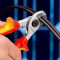 KNIPEX 95 16 165 Kabelschere 165 mm Ø 15 mm / 50 mm² VDE isoliert verchromt mit Mehrkomponenten-Hüllen