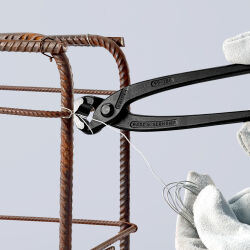 KNIPEX 99 00 280 EAN Monierzange 280 mm poliert schwarz atramentiert poliert  Schneide mit Facette