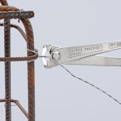 KNIPEX 99 14 300 EAN Kraft-Monierzange 300 mm hochübersetzt glanzverzinkt Schneide mit Facette