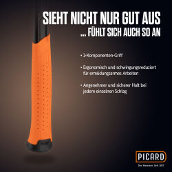 PICARD Framing Hammer AluTec Nr. 1095 geraut | Gravur möglich