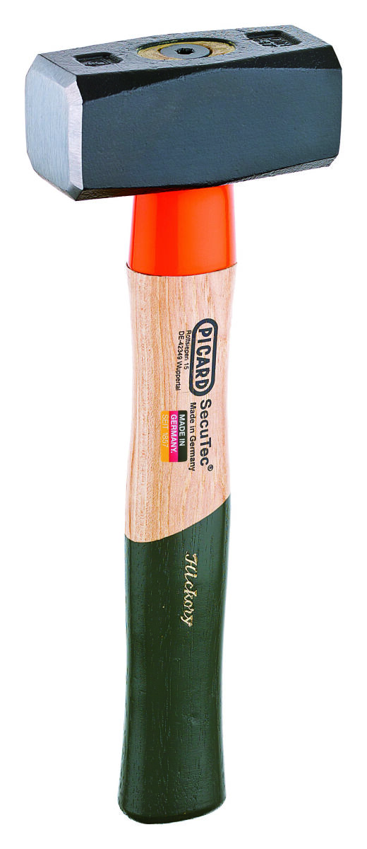 PICARD Fäustel SecuTec® 2.000g mit Hickorystiel Nr. 43 | Gravur möglich